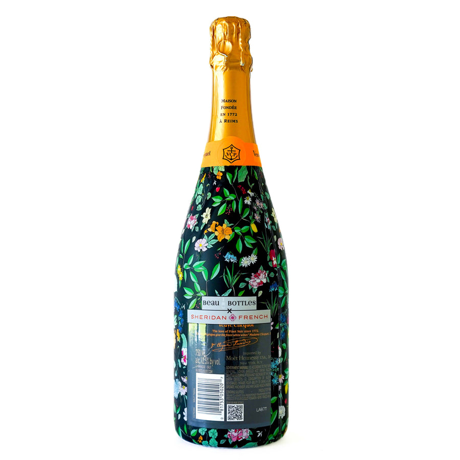 Beau Bottle x Sheridan French Collection - Onyx Wildflower - Made for Veuve