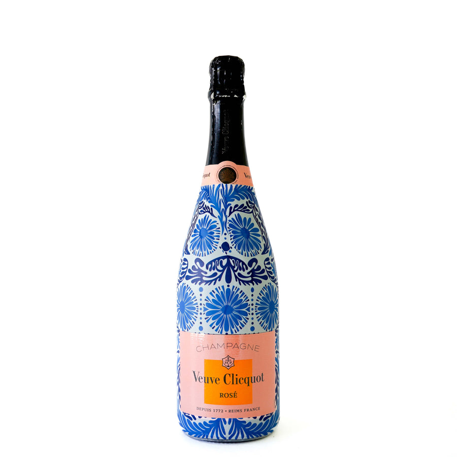 Beau Bottles x Sheridan French Collection - Navy Jardin - Made for Veuve
