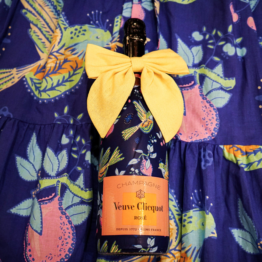 Beau Bottles x Sheridan French Collection - Indigo Songbird - Made for Veuve