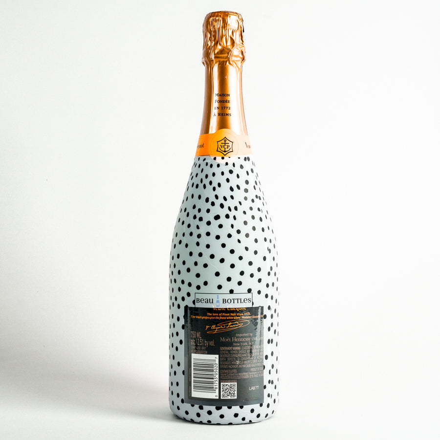 Beau Bottles Black and White Dots – Made for Veuve