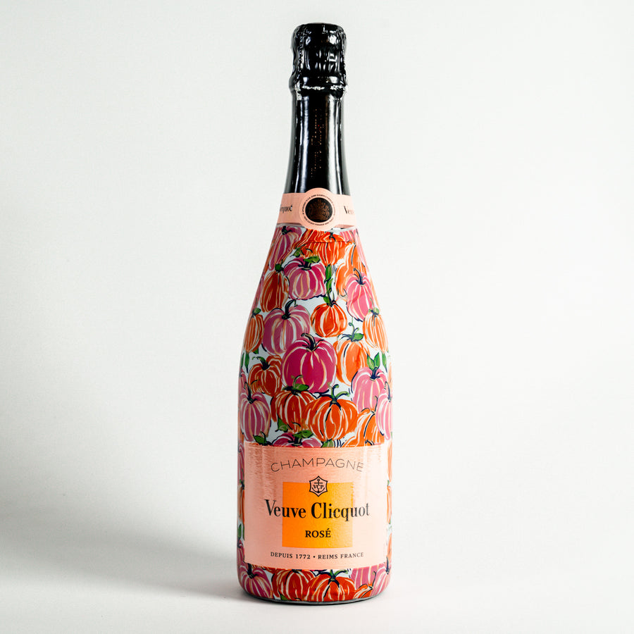 Beau Bottles Pink and Orange Pumpkins- Made for Veuve