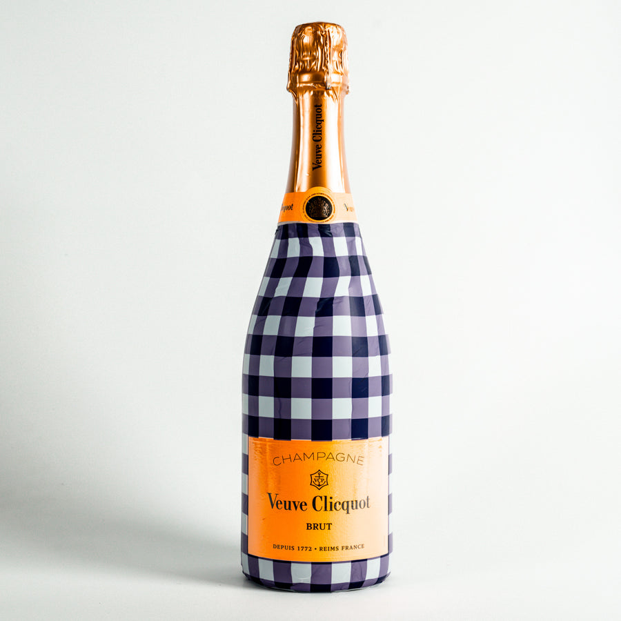 Beau Bottles Purple and White Gingham – Made for Veuve