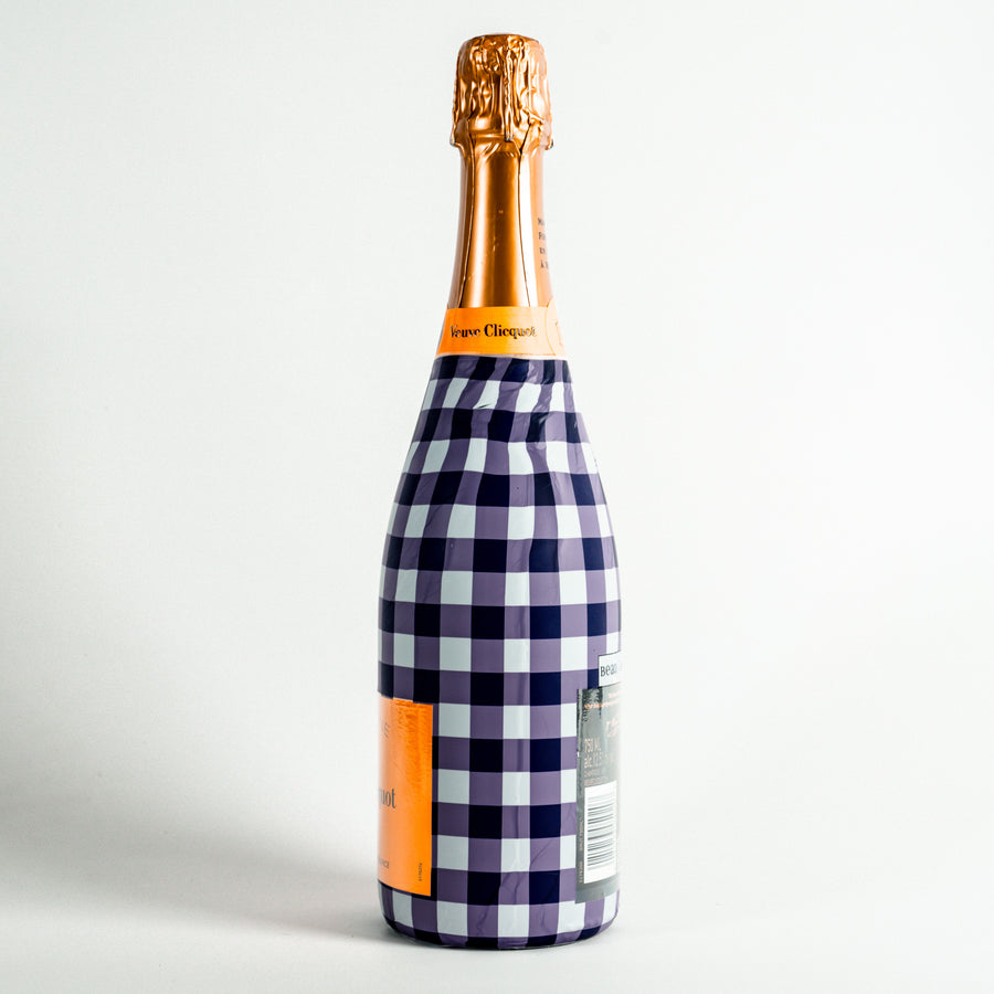 Beau Bottles Purple and White Gingham – Made for Veuve