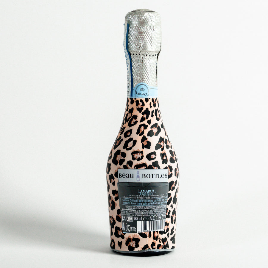 Beau Bottles Tan Leopard - MINI La Marca Edition - Six Pack