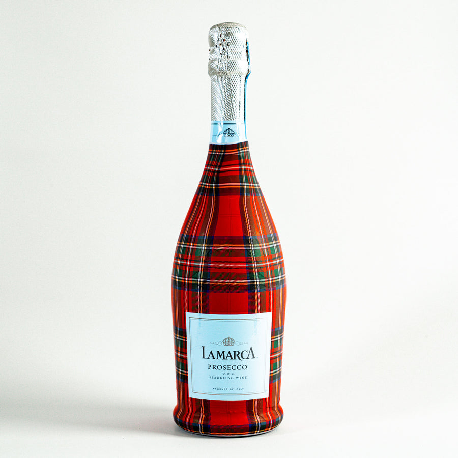 Beau Bottles Red and Green Christmas Tartan - La Marca Edition