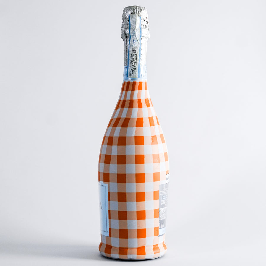 Beau Bottles Orange and White Gingham - La Marca Edition
