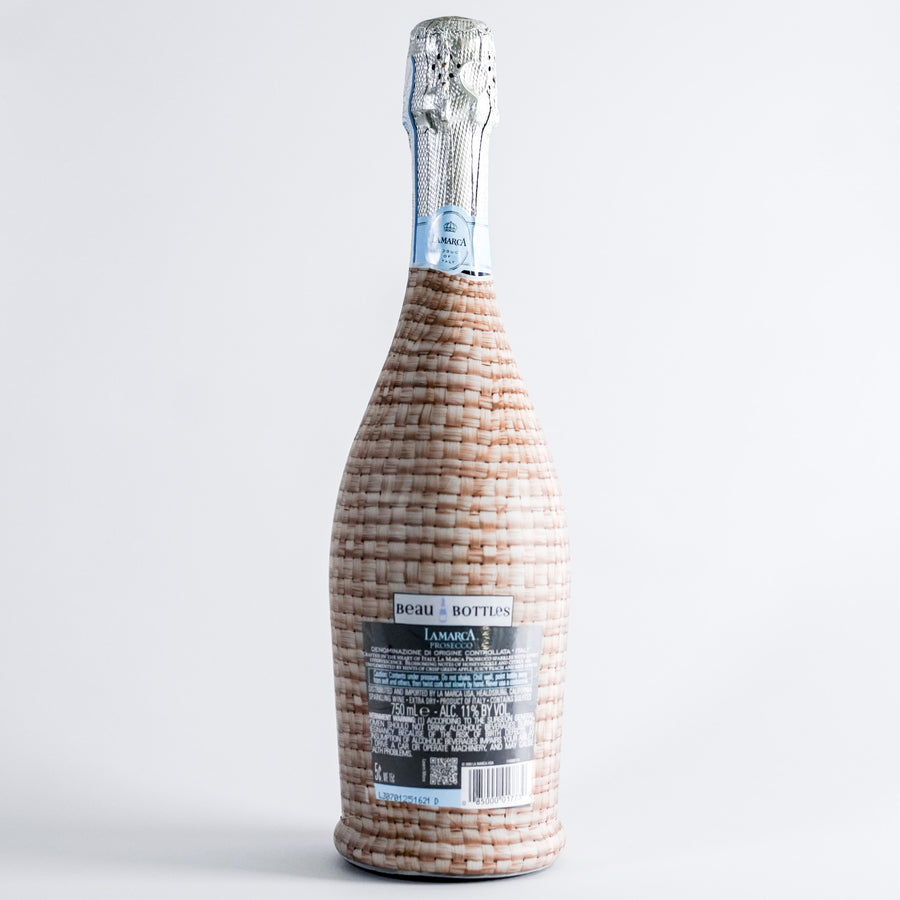 Beau Bottles Honey Rattan Weave- La Marca Edition