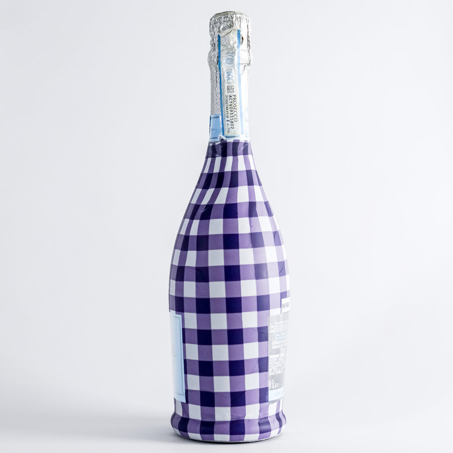 Beau Bottles Purple and White Gingham - La Marca Edition