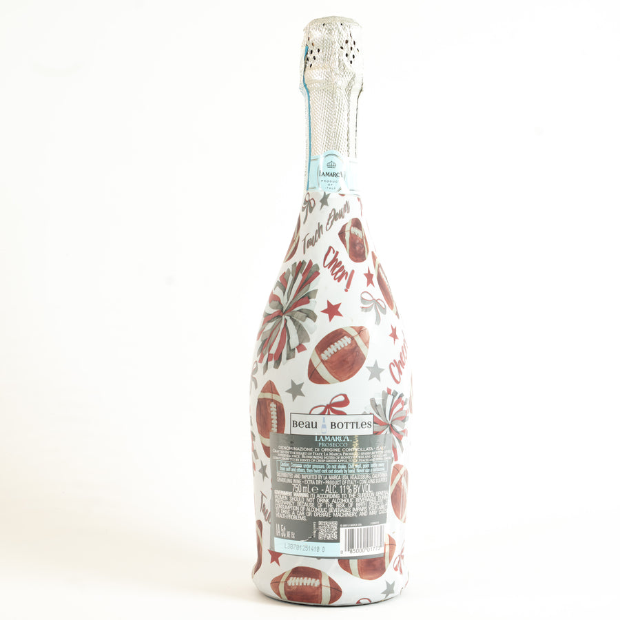 Beau Bottles Crimson and Grey Game Day - La Marca Edition