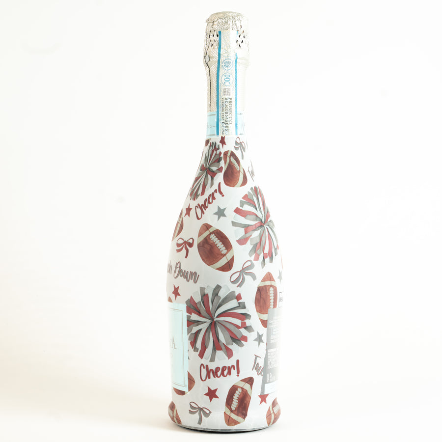 Beau Bottles Crimson and Grey Game Day - La Marca Edition