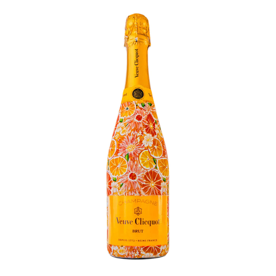 Beau Bottles Preppy Watercolor Oranges - Made For Veuve - Beau Bottles