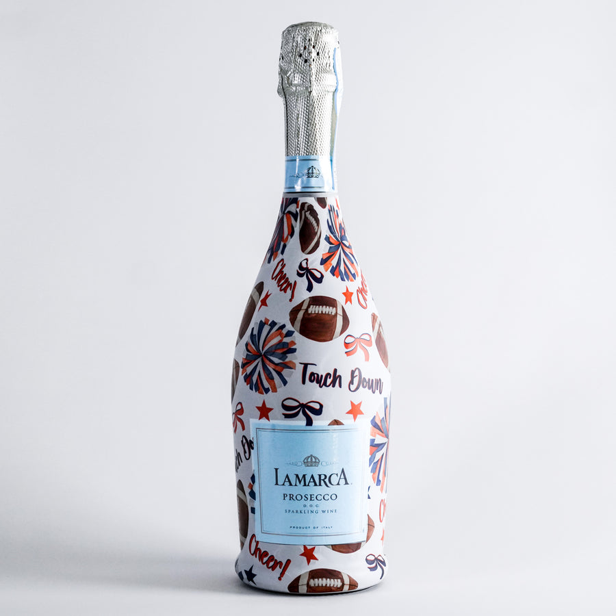 Beau Bottles Navy and Orange Game Day - La Marca edition