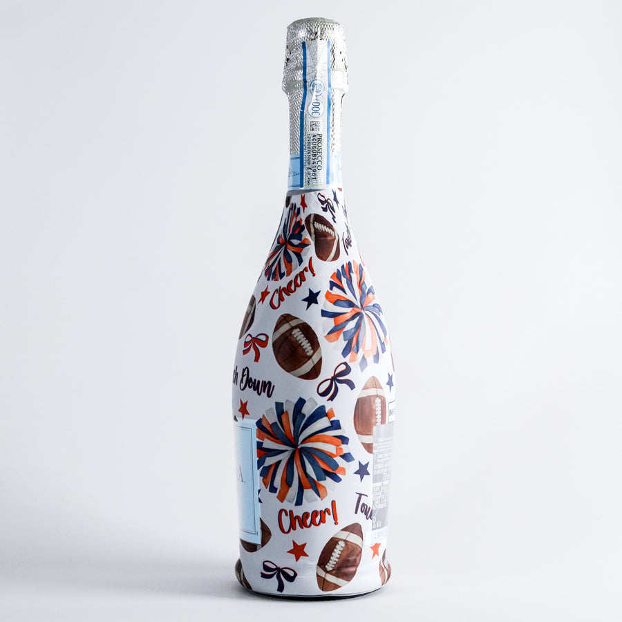Beau Bottles Navy and Orange Game Day - La Marca edition