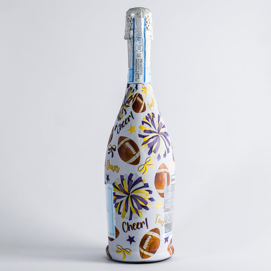 Beau Bottles Purple and Yellow Game Day- La Marca Edition