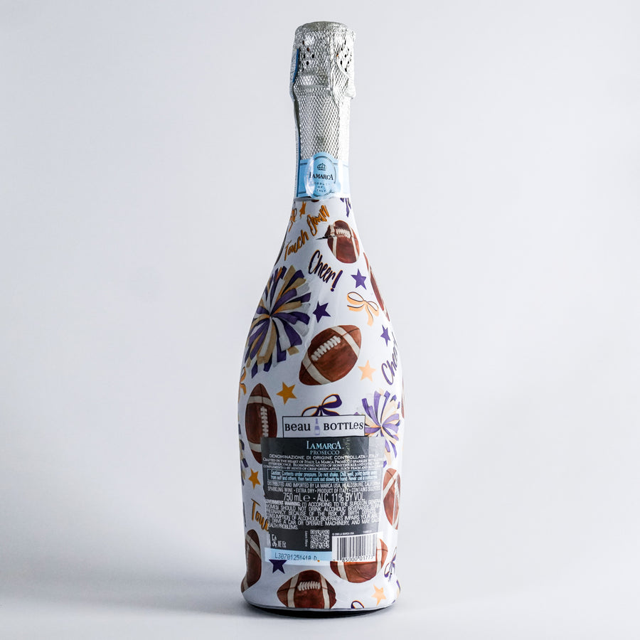 Beau Bottles Orange and Purple Game Day - La Marca Edition
