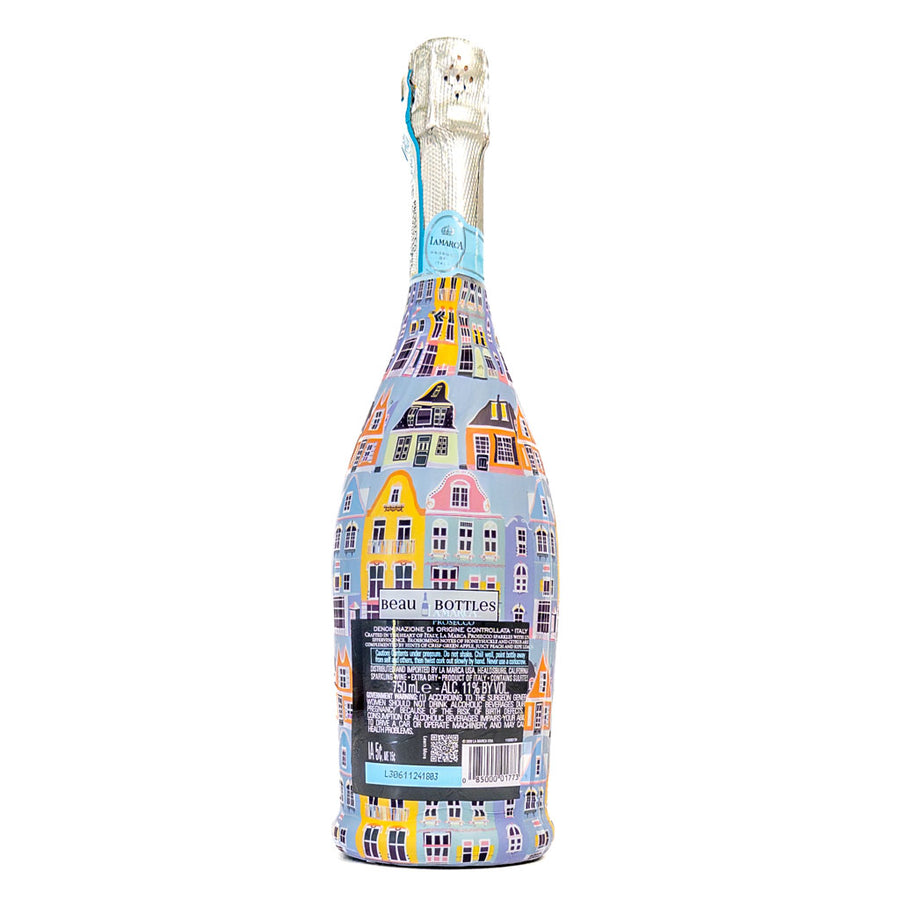 Beau Bottles Blue Row Houses - La Marca Edition