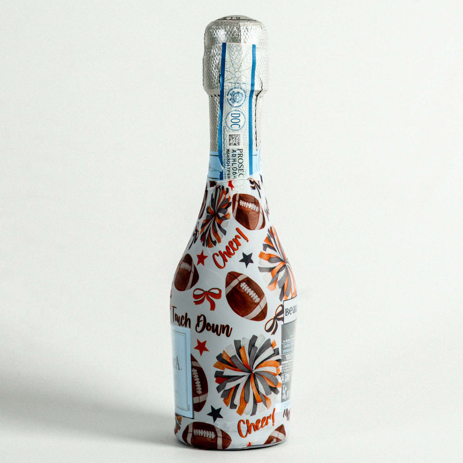 Beau Bottles Orange and Grey Game Day - MINI La Marca Edition - Six Pack