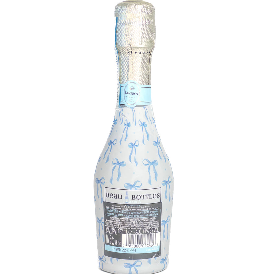 Beau Bottles Blue Bows - MINI La Marca Edition - Six Pack - Beau Bottles