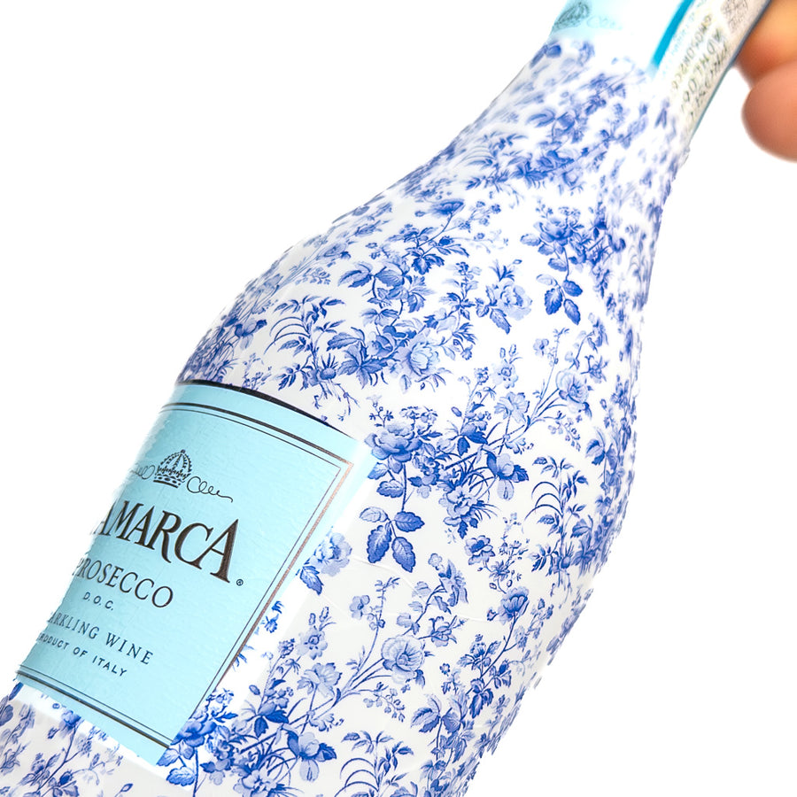 Beau Bottles Blue Floral - MINI La Marca Edition - Six Pack - Beau Bottles