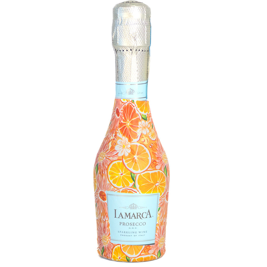 Beau Bottles Preppy Watercolor Oranges - MINI La Marca Edition - Six Pack - Beau Bottles