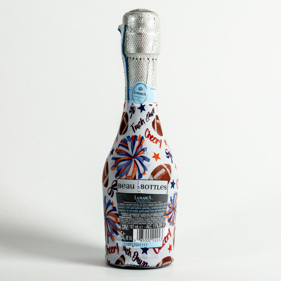Beau Bottles Blue and Orange Game Day - MINI La Marca Edition - Six Pack