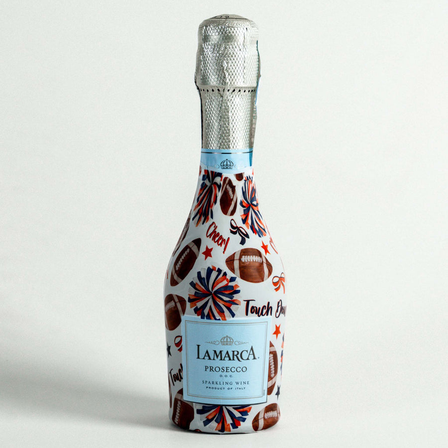 Beau Bottles Navy and Orange Game Day - MINI La Marca Edition - Six Pack