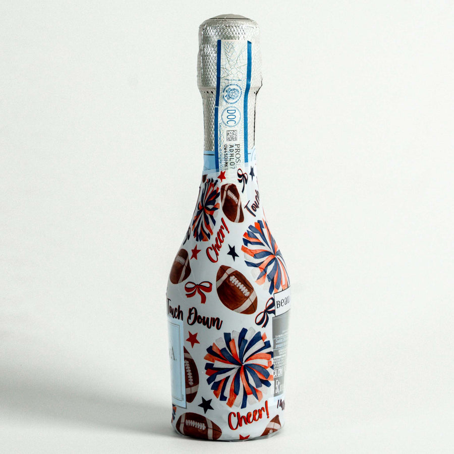 Beau Bottles Navy and Orange Game Day - MINI La Marca Edition - Six Pack