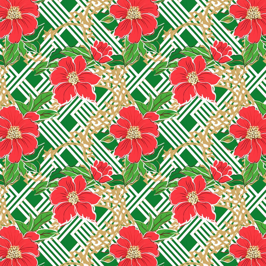 Beau Bottles Poinsetta Trellis - Made for Veuve