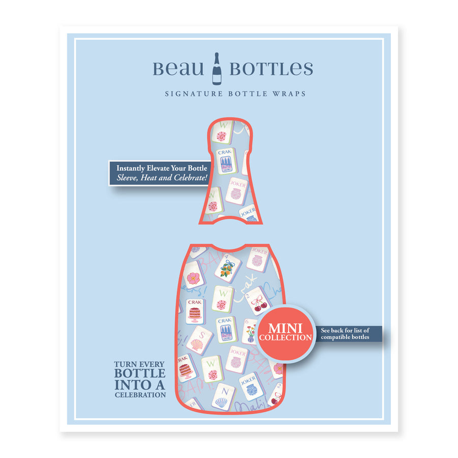 Beau Bottles Pastel Blue Mahjog - MINI La Marca Edition - Six Pack