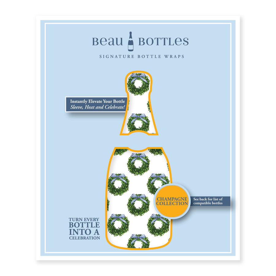 Coming Soon - Beau Bottles WH Hostess Boxwood Wreaths - Made for Veuve