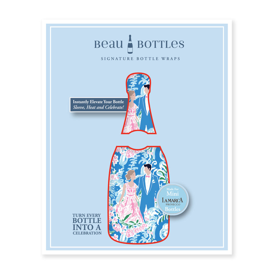 Beau Bottles Preppy Bride and Groom - MINI La Marca Edition - Six Pack