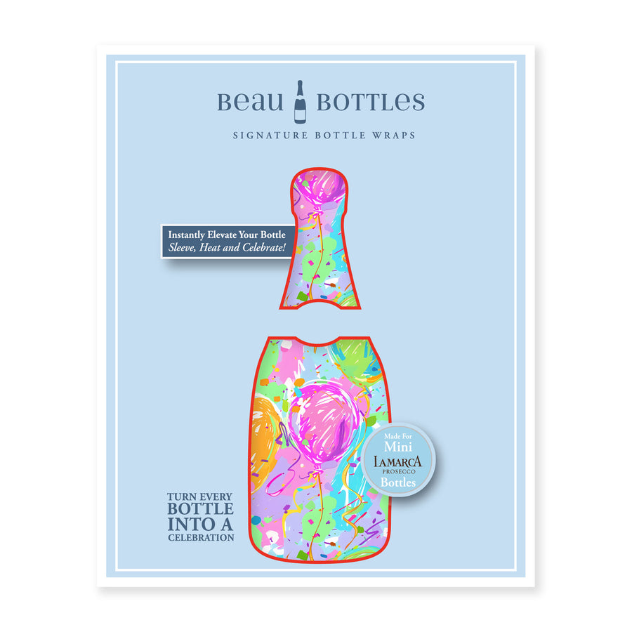 Beau Bottles Happy Birthday Balloons - MINI La Marca Edition - Six Pack