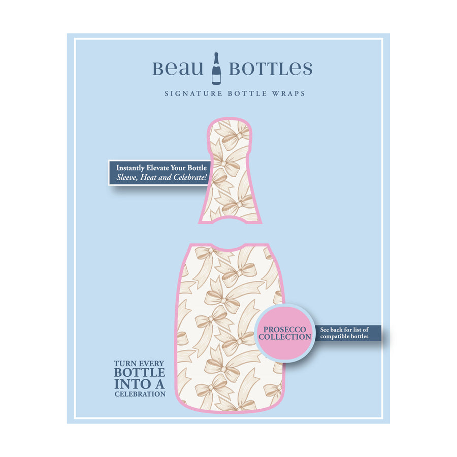 Beau Bottles Beige Bows - La Marca Edition