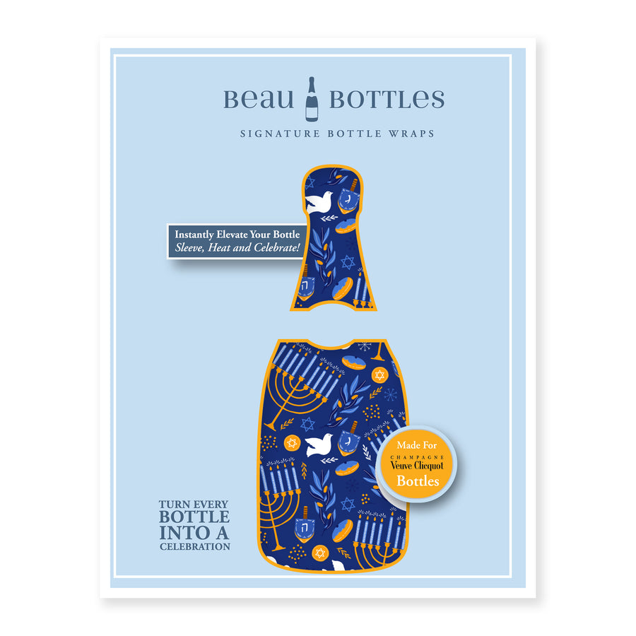 Beau Bottles Limited Edition Hanukkah - Made For Veuve