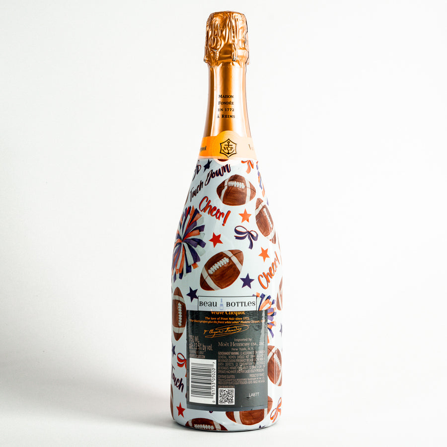 Beau Bottles Orange and Purple Game Day - Made for Veuve