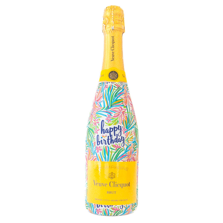 Beau Bottles Happy Birthday Floral - Made For Veuve