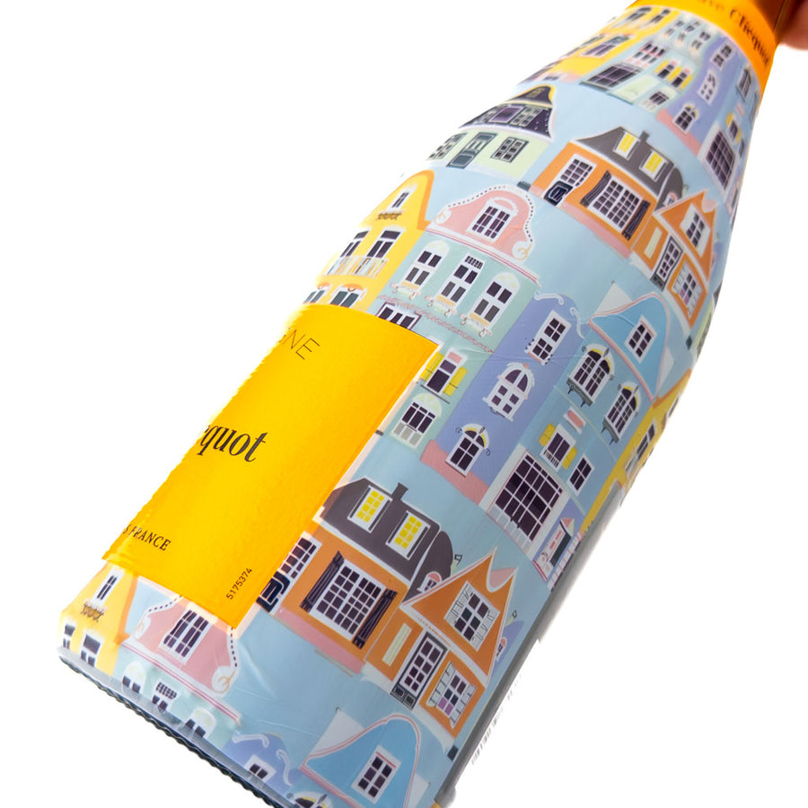 Beau Bottles Blue Row Houses - Made For Veuve