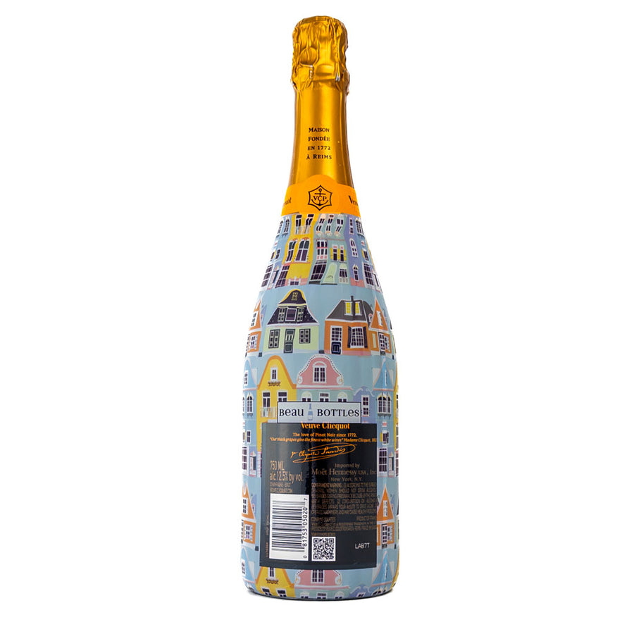 Beau Bottles Blue Row Houses - Made For Veuve