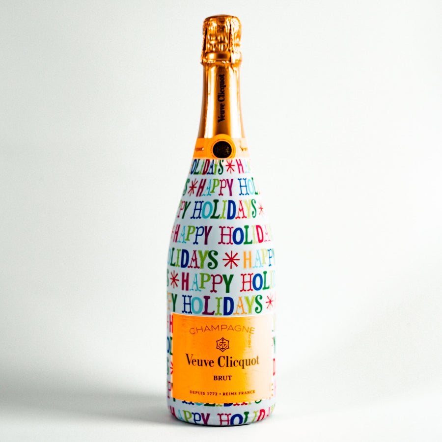 Beau Bottles Happy Holidays - Made for Veuve