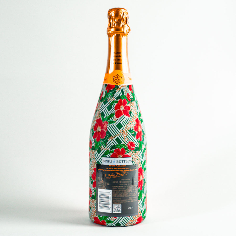 Beau Bottles Poinsetta Trellis - Made for Veuve