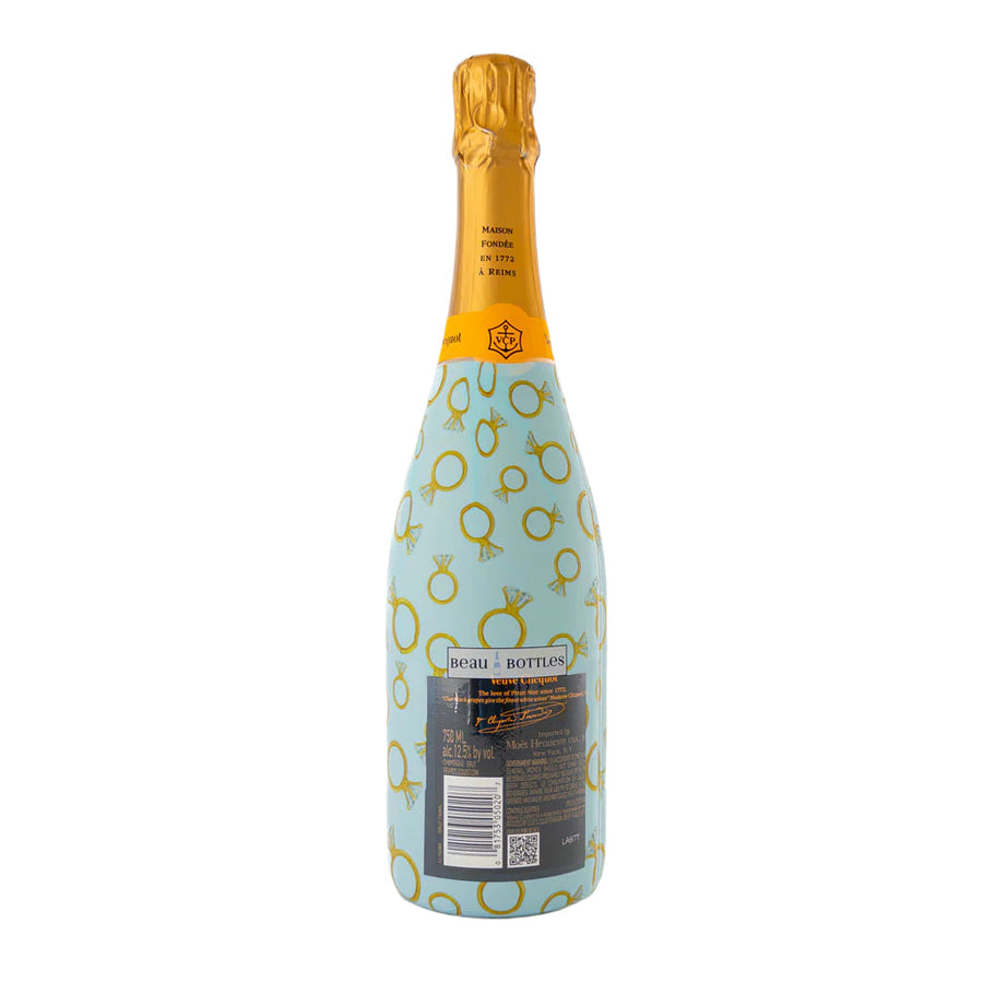 Beau Bottles Blue Engagement Ring - Made For Veuve - Beau Bottles