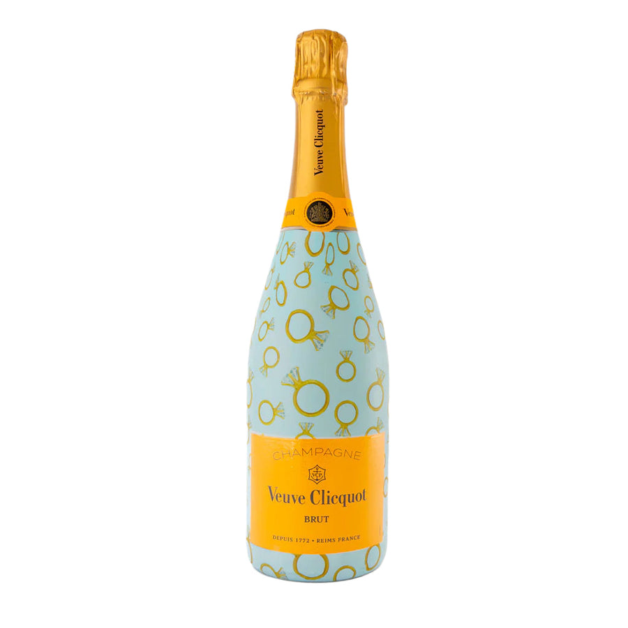 Beau Bottles Blue Engagement Ring - Made For Veuve - Beau Bottles