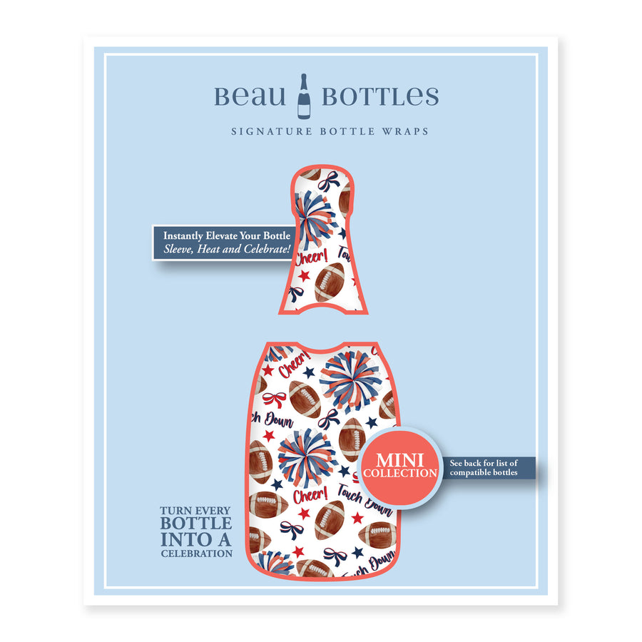 Beau Bottles Red and Navy Game Day - MINI La Marca Edition - Six Pack