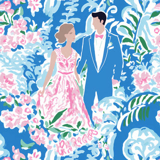 Preppy Bride and Groom