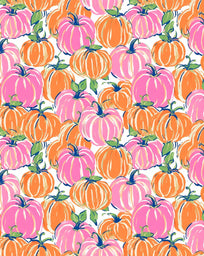 Pink and Orange Pumpkins