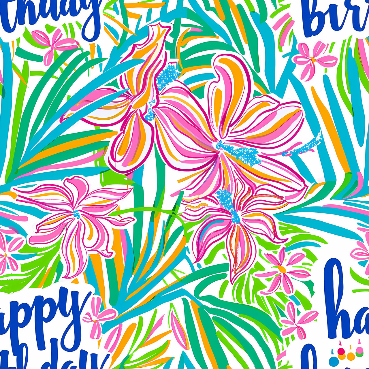 Beau Bottles Happy Birthday Floral - La Marca Edition