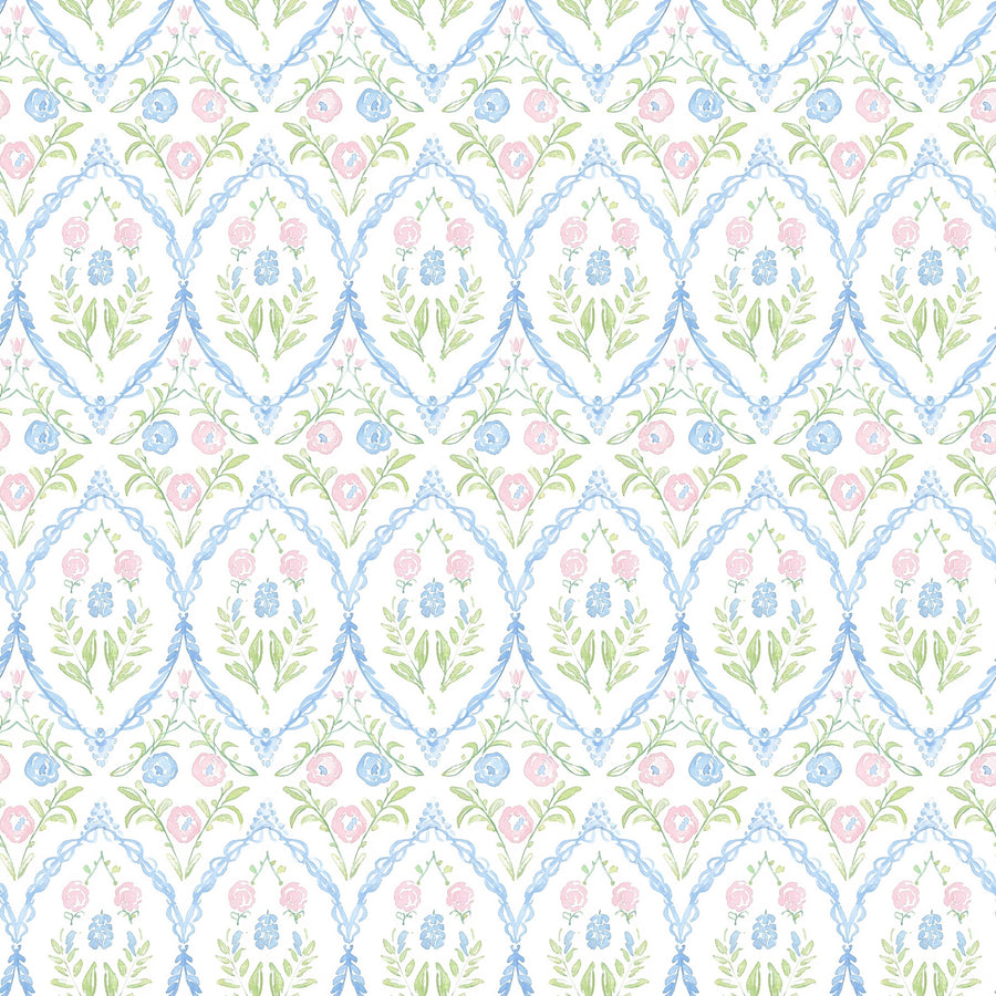 Wrap Grandmillienial Floral Medallion Bottle Wrap on La Marca Prosecco