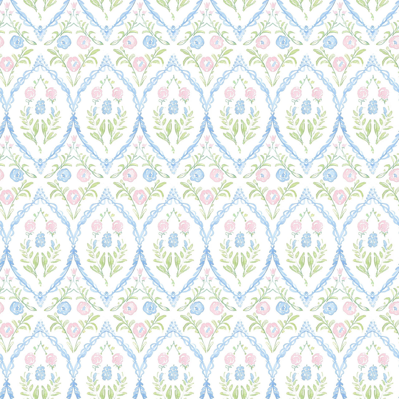 Wrap Grandmillienial Floral Medallion Bottle Wrap on Champagne Bottle
