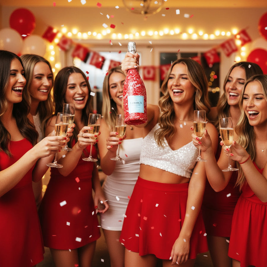 Alpha Gamma Delta Prosecco Bottle Wrap