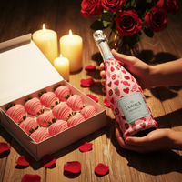 Thumbnail for Limited Edition Amour Chocolat Bottle Wrap on La Marca Prosecco